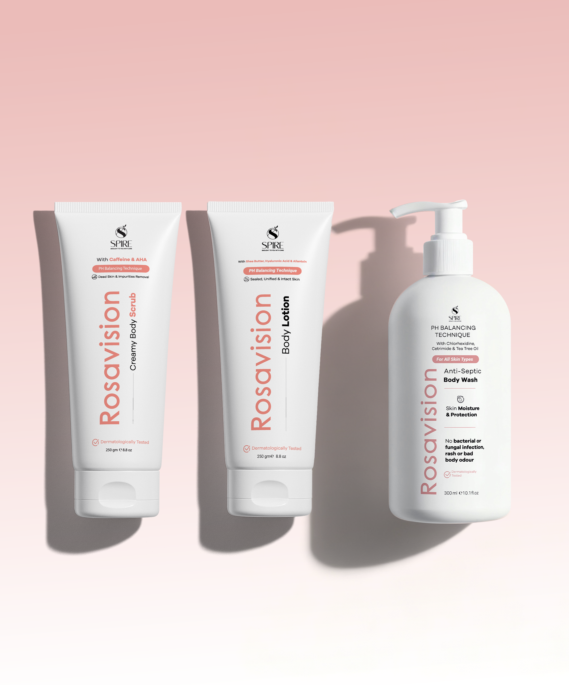 The Rosavision Body Trio Set